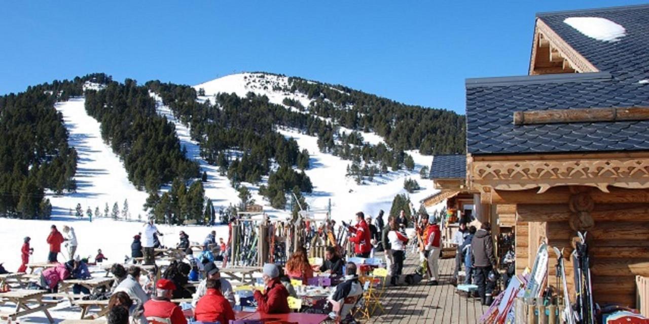 "Les Lupins 10" Residence "Les Lupins" Studio Cabine Pkg-100M Telecabine-Vue Lac, Montagne, Village Les Angles  Exterior foto
